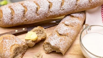 Дрожжевой хлеб с отрубями и кориандром