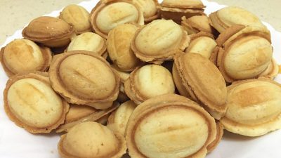 Печенье «Орешки» с вареной сгущенкой в духовке