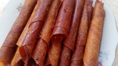 Диетическая пастила из яблок без сахара в духовке