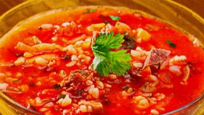 Куриный харчо с грецкими орехами