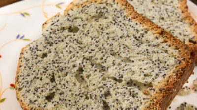 Маковый кекс на йогурте с медом