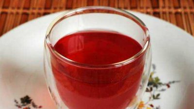 Бруснично-яблочный морс с сахаром