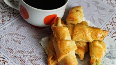 Рогалики с мармеладом на пиве