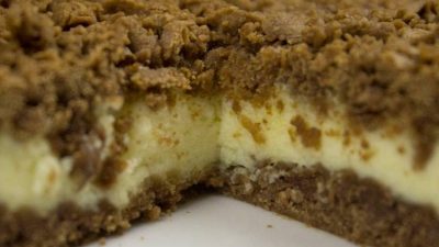 Тертый чизкейк со сливочно-лимонной начинкой