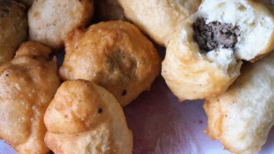 Орские ливерные пирожки из жидкого дрожжевого теста