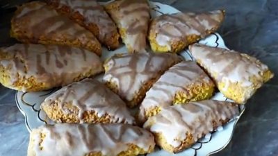 Тыквенные сконы с имбирем