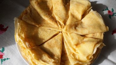 Блины-крепы с ромом