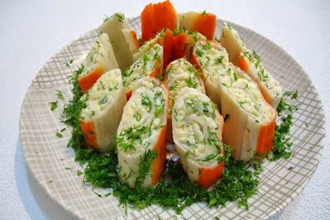 Крабовые палочки, фаршированные сыром и яйцом » Вкусно и просто. Кулинарные рецепты с фото и видео