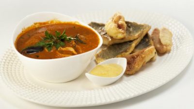 Буйабес с цедрой апельсина