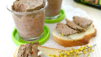 Паштет из говяжьей печени без чеснока