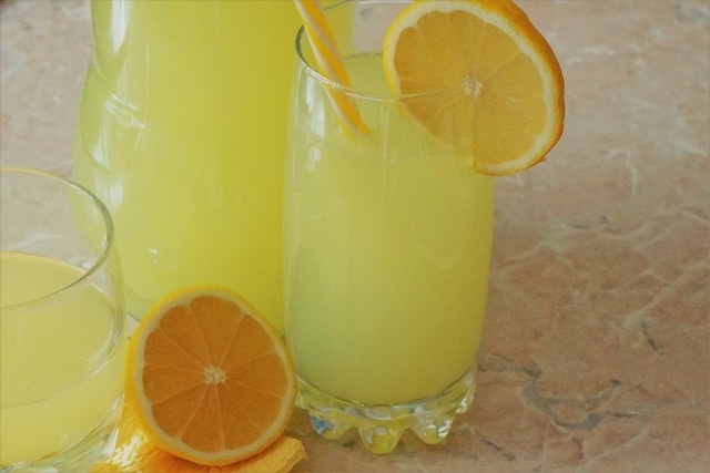 Лимонад из лимонов с цедрой
