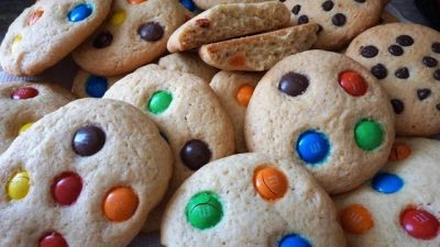 Простое детское печенье с M&M's