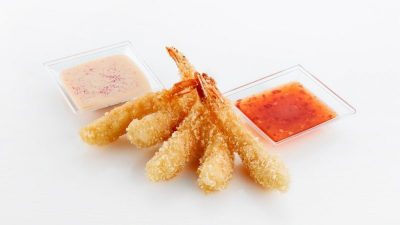 Креветки с имбирем и лемонграссом по-тайски