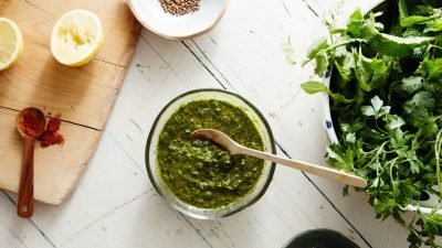 Салатная заправка а-ля Песто