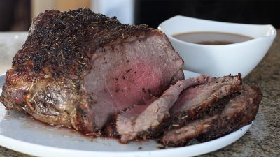 Ростбиф в маринаде на гриле