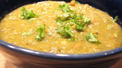 Гороховая каша с маслом в мультиварке