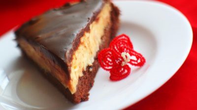 Торт «Milky» с заварным кремом в глазури