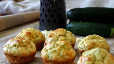 Кабачковые маффины с мускатным орехом