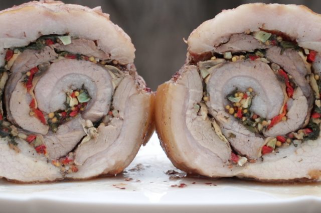 Рулет из свинины в духовке – пошаговый рецепт приготовления с фото