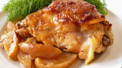 Медовая курица в пиве