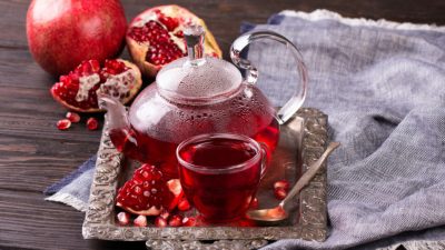 Красный чай каркаде с гранатовым соком