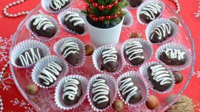 Каталонские конфеты с фундуком и белым шоколадом