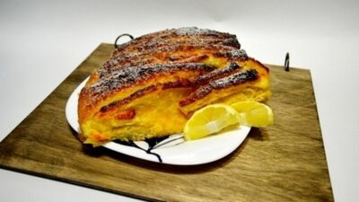 Пирог «Гармошка» с апельсиново-лимонной начинкой