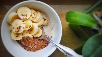 Льняная каша с расторопшей и какао