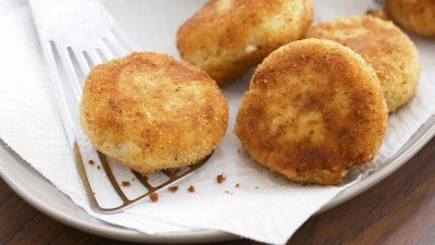 Картофельные биточки с луком из СССР