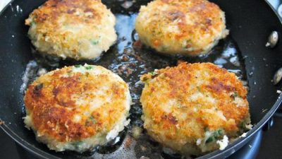 Биточки из рыбы с манкой