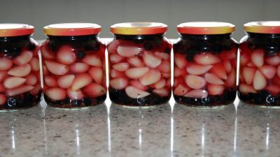 Маринованный чеснок с соевым соусом по-корейски