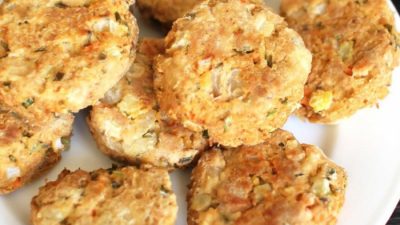 Котлеты из тунца с паприкой и карри