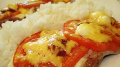 Мясо по-французски с кетчупом