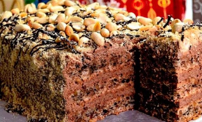 Шоколадный торт со сметанным или заварным кремом, рецепт с фото — вторсырье-м.рф