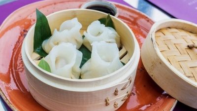 Китайские пельмени с пекинской капустой и свининой