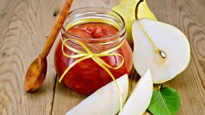 Виноградное варенье-пятиминутка с грушами
