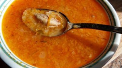 Украинский капустняк с квашеной капустой без мяса