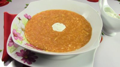 Капустняк с пшеном на мясном бульоне