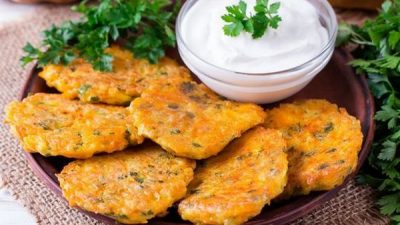Драники из тыквы и картофеля с сыром