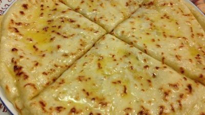 Чепалгаш на кефире с творожной начинкой