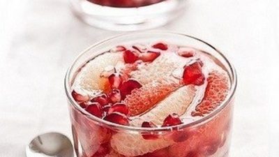 Диетическое фруктовое желе из белого чая
