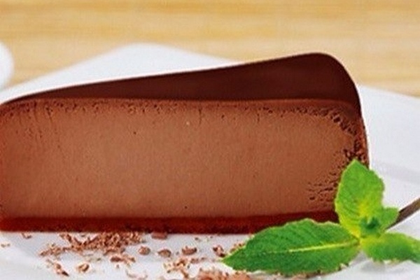 Шоколадный чизкейк с желатином без сахара