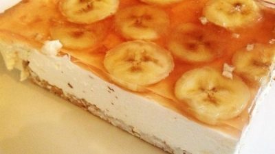 Банановый чизкейк на овсянке