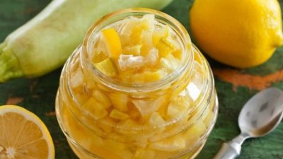 Необычное кабачковое варенье с лимончиком