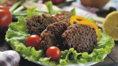 Котлеты из гречки с грибами и петрушкой