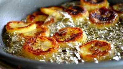 Бананы с медом и лимонным соком