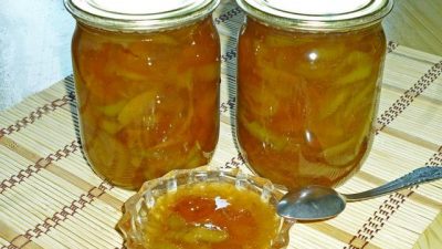 Варенье из алычи и груш с корицей