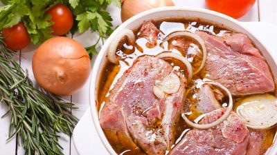 Маринад для шашлыка с уксусом и прованскими травами