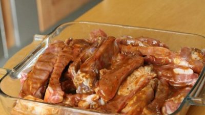 Томатно-соевый маринад с чесноком для шашлыка