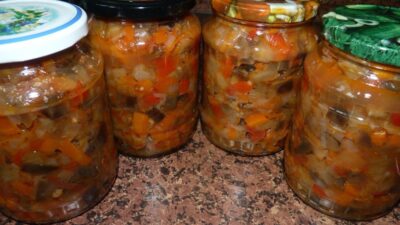 Зимнее соте с яблочным уксусом